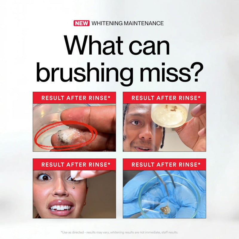 Stain Mouthwash - Alcohol-Free Gunk Removing Oral Rinse for Build-Up Control & Fresh Breath