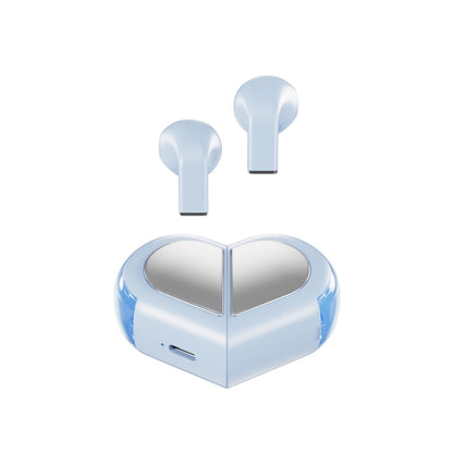 Heart Wireless Earphone, Cute Invisible Earbuds Wireless Bluetooth for Small Ears Canals