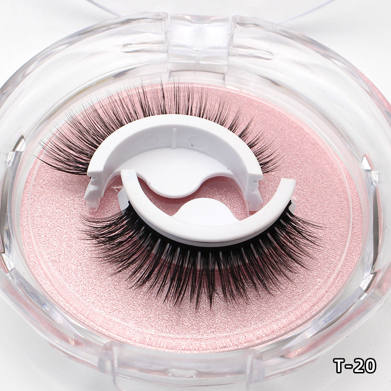 6 Pairs Self Adhesive Eyelashes,3D Dense Lashes No Glue Reusable