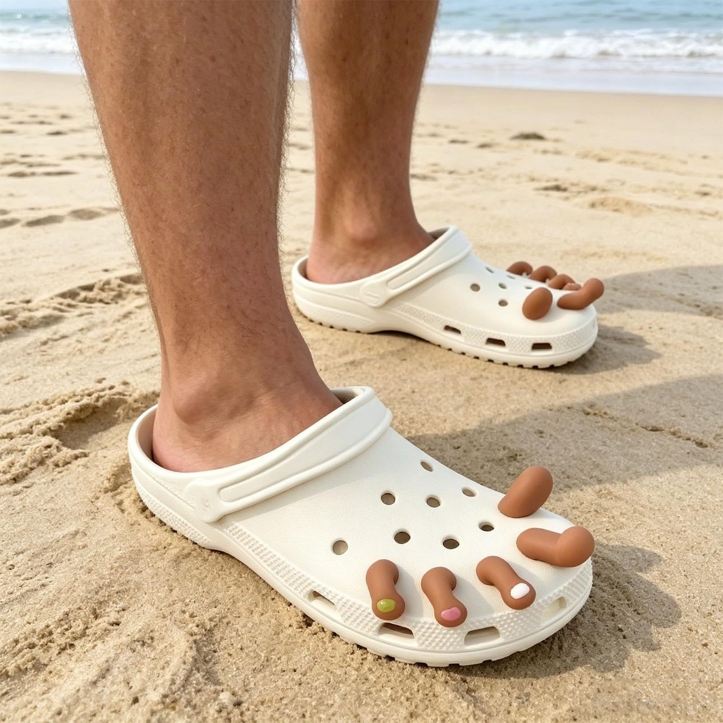 10Pcs Funny Slippers Accessories,Cute Shoe Charms,DIY Shoe Accessories for Party Favor