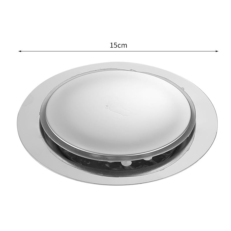 Pop-Up Drain Stopper, Bathroom Drain Stopper with Hair Catcher