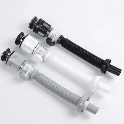 Sink Drain Pipe, Expandable Flexible Kitchen Sink Drain Pipe P Trap Kitchen Sink for Bathroom Kitchen 1‑1/4 in