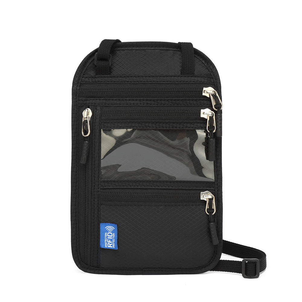 RFID Blocking Passport Holder, Multi-Passport Pouch, Easy to Conceal Travel Pouch