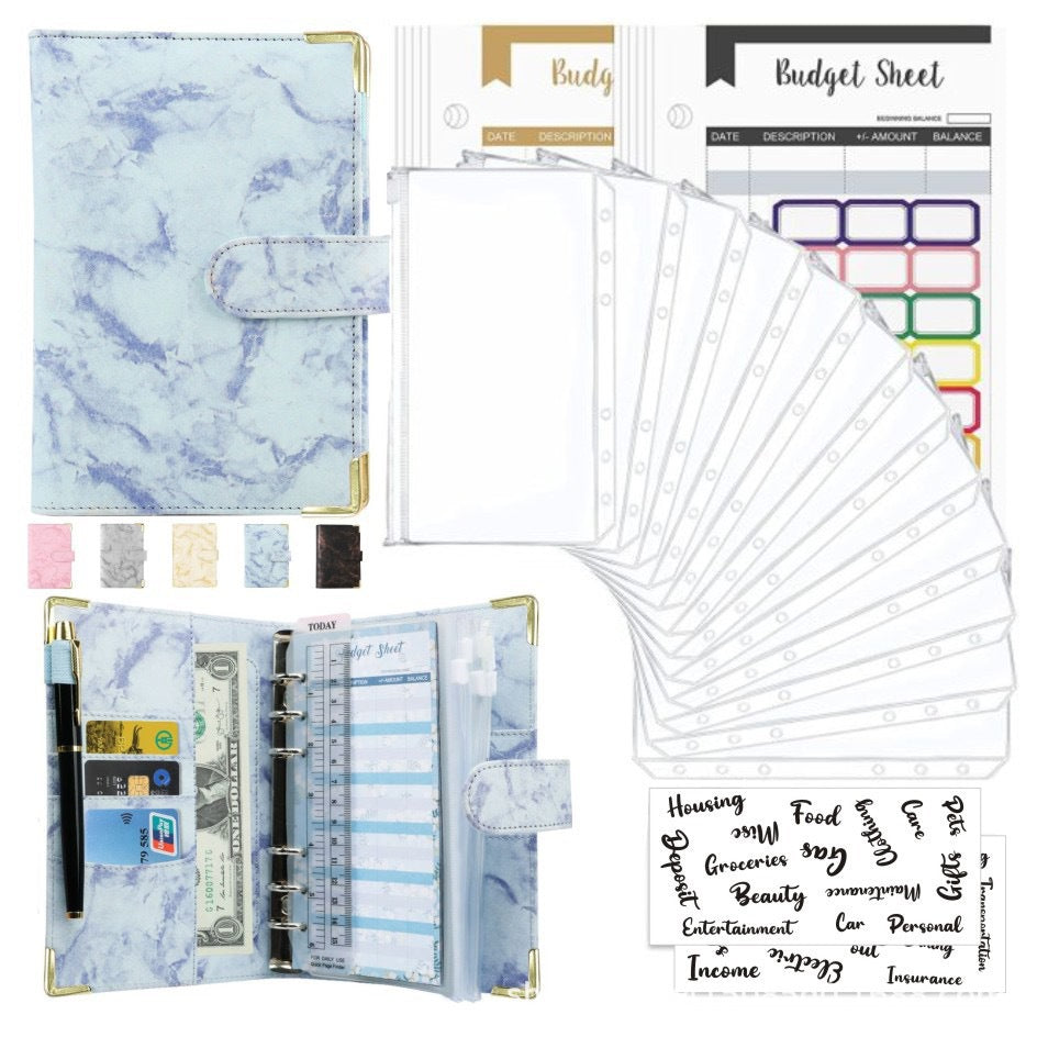 50Pcs Budget Binder with Cash Envelopes，Budget Binder, Cash Envelopes for Budgeting