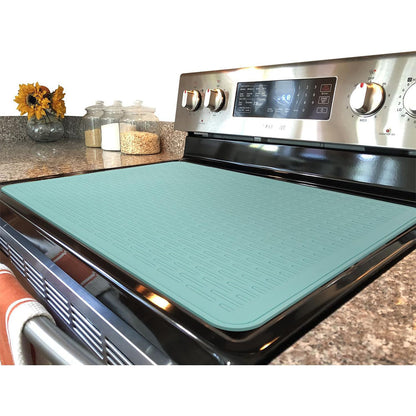 Heat-Resistant Silicone Stove Cover Mat & Utensils – Non-Slip Protector