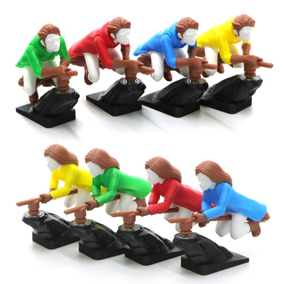 4Pcs Broomstick Dashboard Ornament, Motion-Activated Drifting