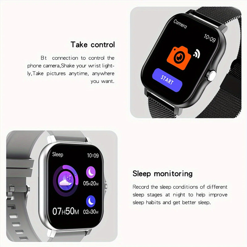 Smart Watch, 1.81" Upgraded Full Touchscreen Smart Watch for Android iPhones