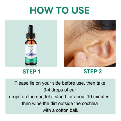 Tinnitus Relief Ear Drops – Earwax Removal & Ear Cleaning Solution, Soothing Ear Care for Ringing Ears