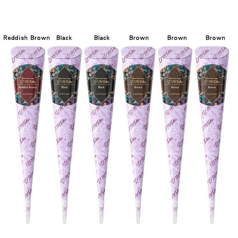 Tattoo Set Hand-Painted Paste Set Tattoo Paste Plant Temporary Hand-Painted Waterproof