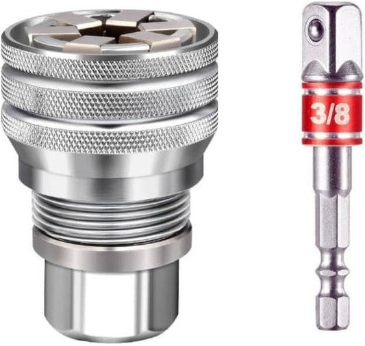 Universal Socket,  Fits for Standard 10 to 19mm, Metric 3/8 to 3/4in