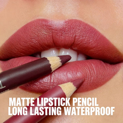 12PCS Lip Liner Pencils Set Pack for Shaping & Sculpting Lips with a Pencil Sharpener