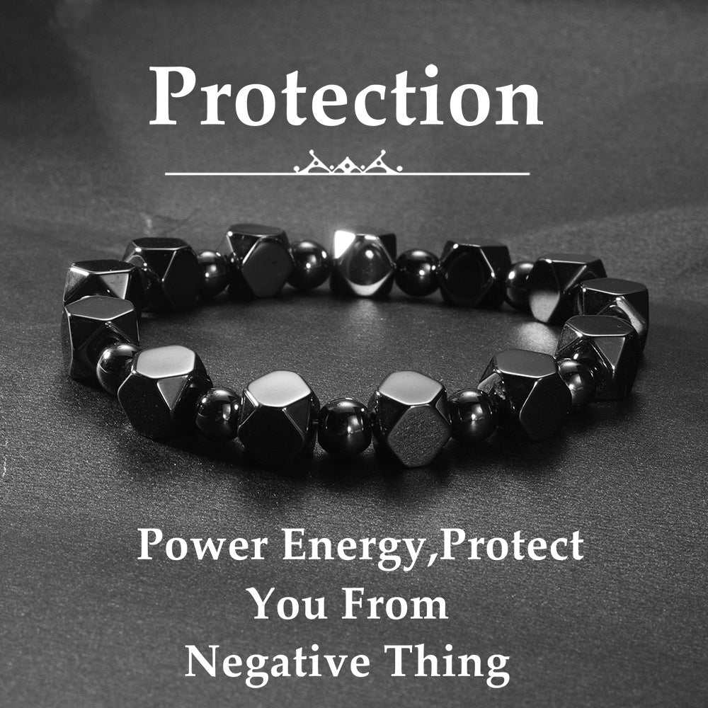 Positive Energy Intention Bracelet Black Obsidian Bracelet