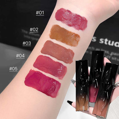 5Pcs Mirror-Finish Lip Gloss Set — Transfer-Proof & Smudge-Resistant | Hydrating & Lightweight