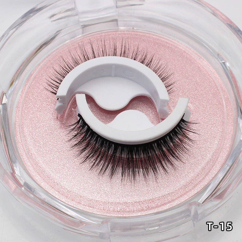 6 Pairs Self Adhesive Eyelashes,3D Dense Lashes No Glue Reusable