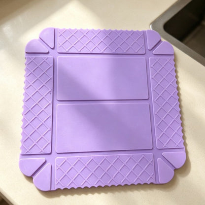 2-in-1 Magnetic Silicone Mat & Foldable Serving Tray, Non-Slip Heat Resistant Waterproof Food Grade