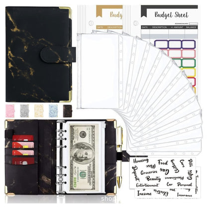 50Pcs Budget Binder with Cash Envelopes，Budget Binder, Cash Envelopes for Budgeting