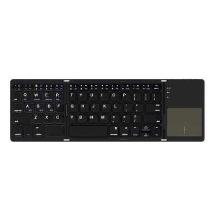 Foldable Bluetooth Keyboard with Touchpad, Ultra Slim Compact