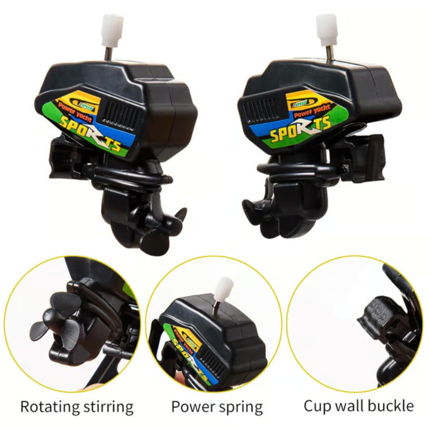 2Pcs Coffee Boat Motor Mixer, Electric Drink Stirrer for Glasses & Mug