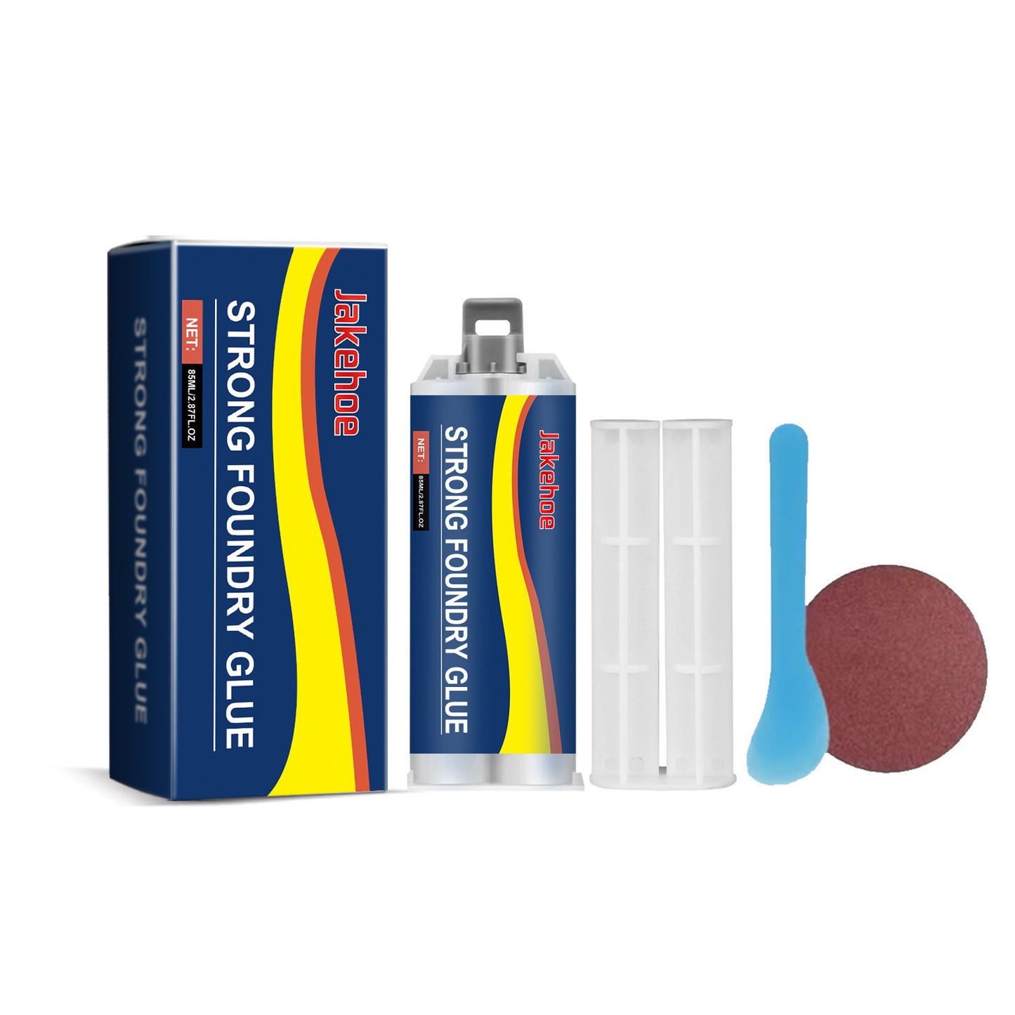 1Set Strong Foundry Glue for Metal, Metal Repair Glue, Super Glue for Metal