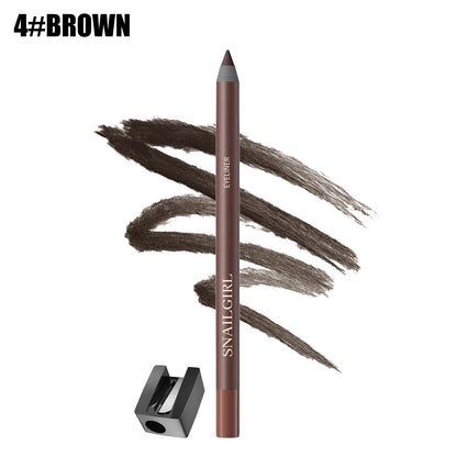 Waterproof Eyeliner Pencil,Smudge-proof Long Lasting Plum Eye Liner