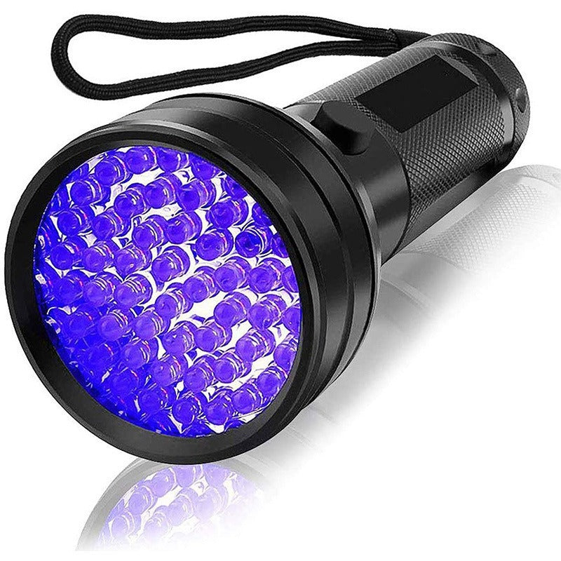 51-LED UV Purple Light Flashlight — Scorpion Detector, Counterfeit Currency Verifier, and Curing Light