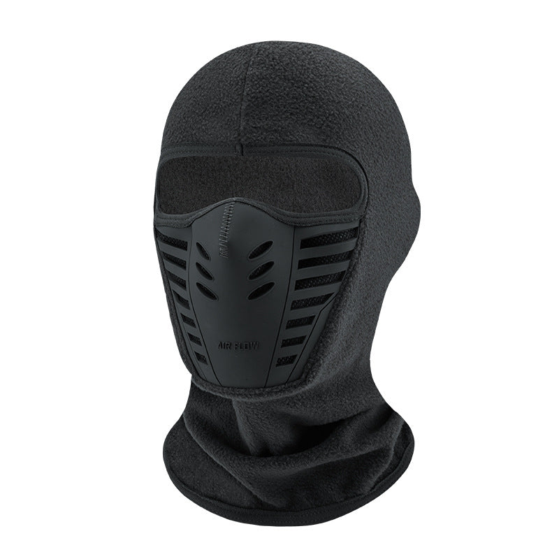 Balaclava Cycling Mask, Fleece Thermal Face Mask — Helmet-Compatible Ski Accessory