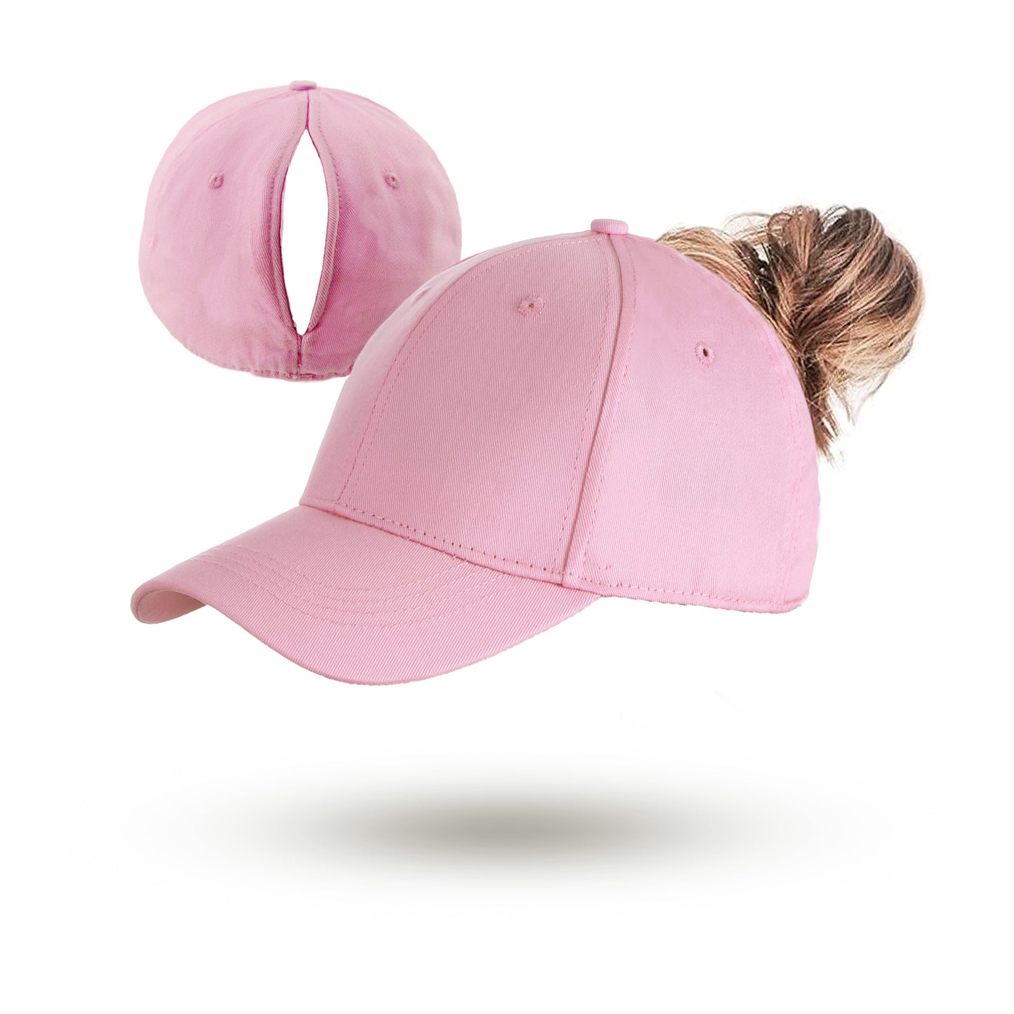 Magnetic Ponytail Caps Easy Wear Breathable Cotton Adjustable