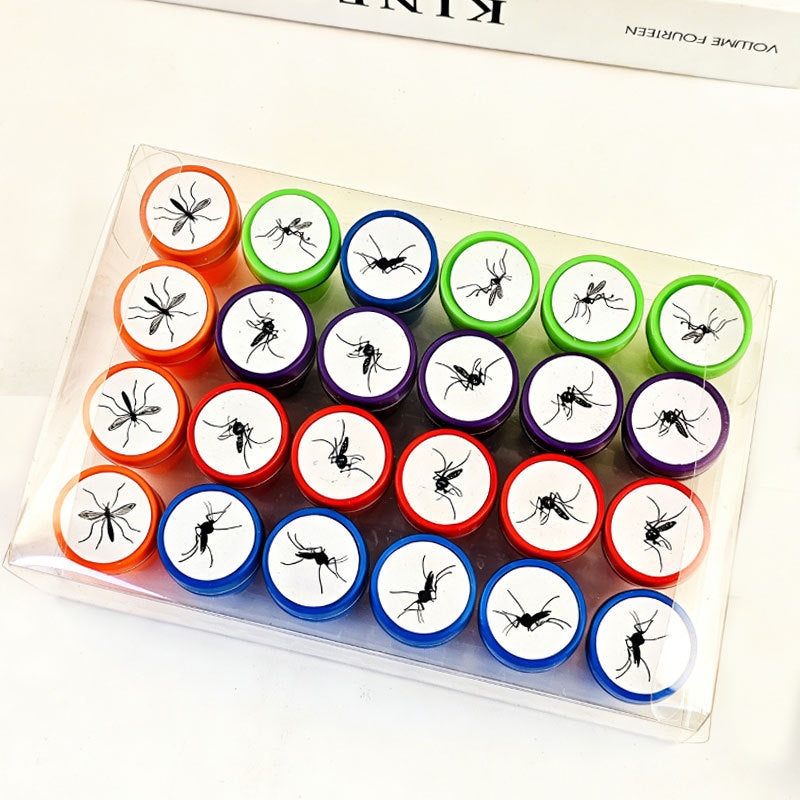2 Pcs Mosquito Stamp Prank Self Inking Stamps