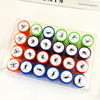 2 Pcs Mosquito Stamp Prank Self Inking Stamps