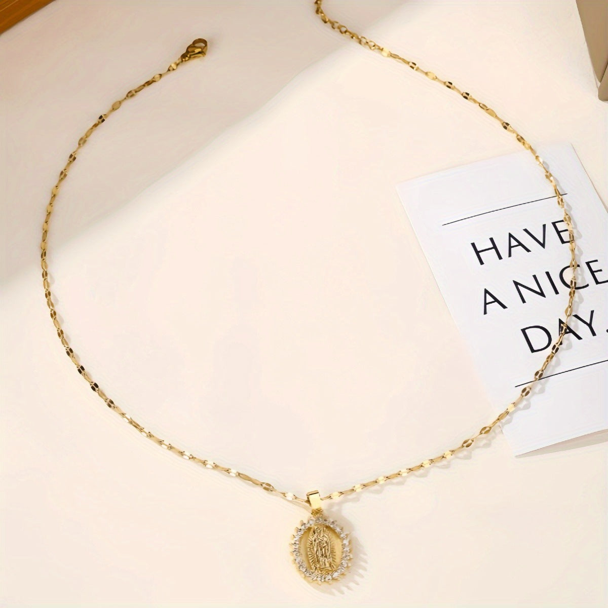 Virgen de Guadalupe Necklace for Women – Virgin Mary Necklace