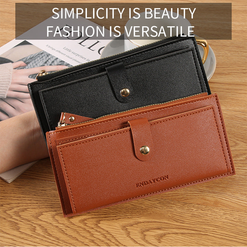 Coin Purse Long Card Bag Multifunctional Handheld Credit Holder Women's Wallet