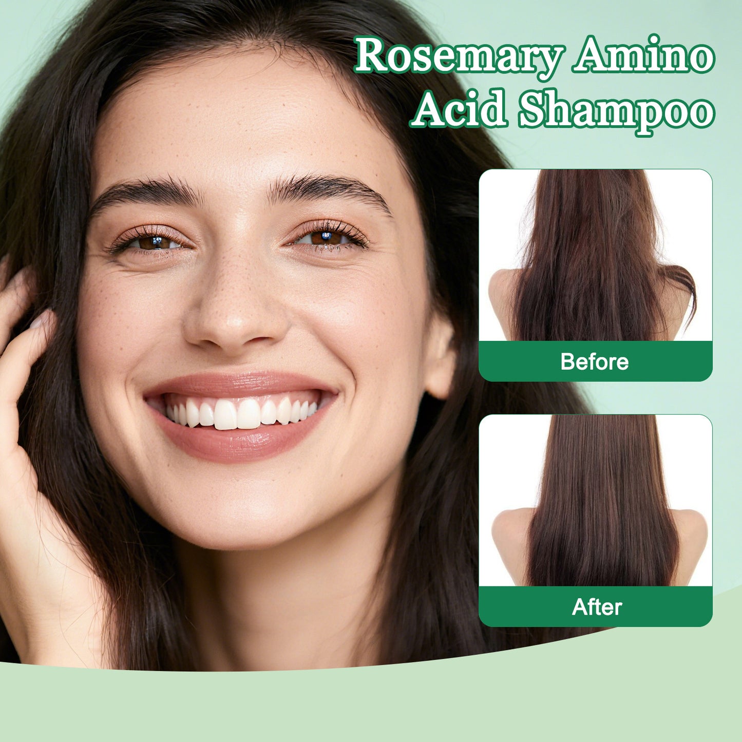Rosemary Amino Acid Shampoo for Thinning Hair&Fuller Volume | Strengthening Formula