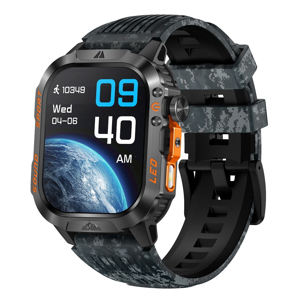 Multifunctional Wireless Smartwatch, Wearable Sporty Digital Watch