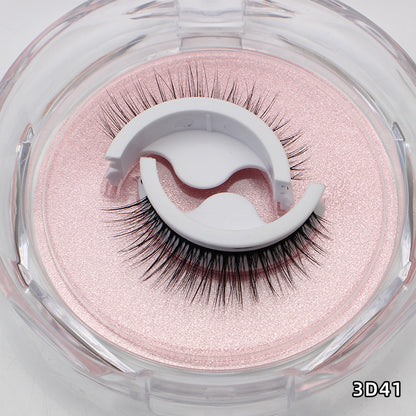 6 Pairs Self Adhesive Eyelashes,3D Dense Lashes No Glue Reusable