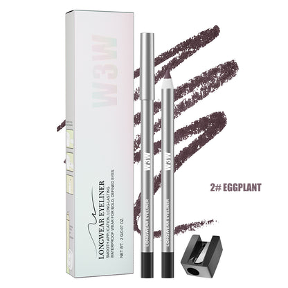 2Pcs Waterproof Gel Eyeliner Stick - Flawless, Ultra-Smooth Creamy Glide