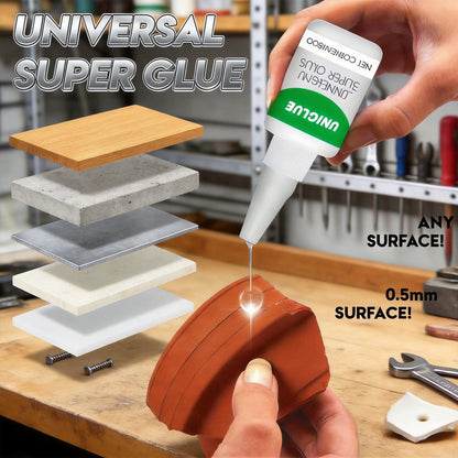 2Pcs Unique Universal Super Glue Strong Plastic Glue - Instant Fix Clear Glue Liquid, Waterproof