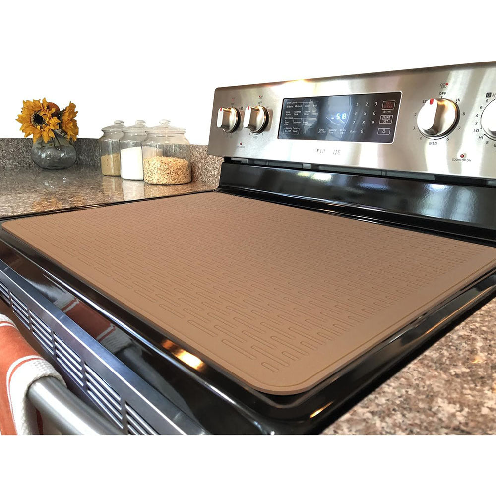 Heat-Resistant Silicone Stove Cover Mat & Utensils – Non-Slip Protector