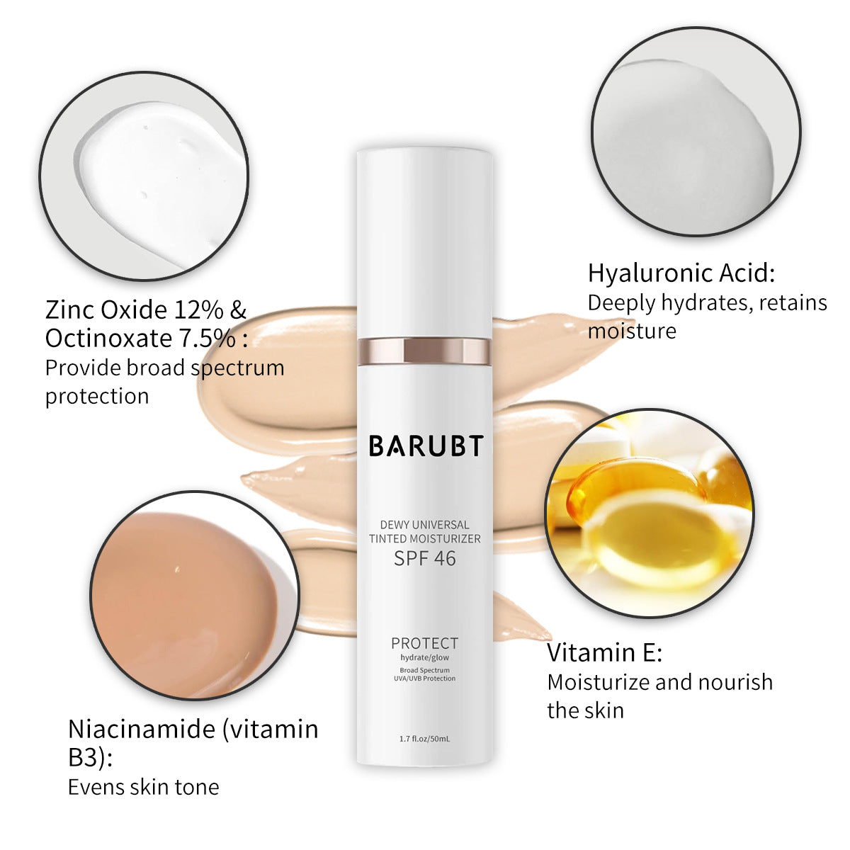 Matte Universal Tinted Moisturizer SPF 46 1.7 fl oz Facial Hydrate