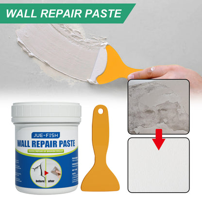 Wall Repair Paste, Crack Patch Filler for Stain Scratch Damage Restoration