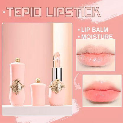 6Pcs Flower Jelly Lipstick Set Temperature Change Moisturizer Long Lasting Nutritious Balm