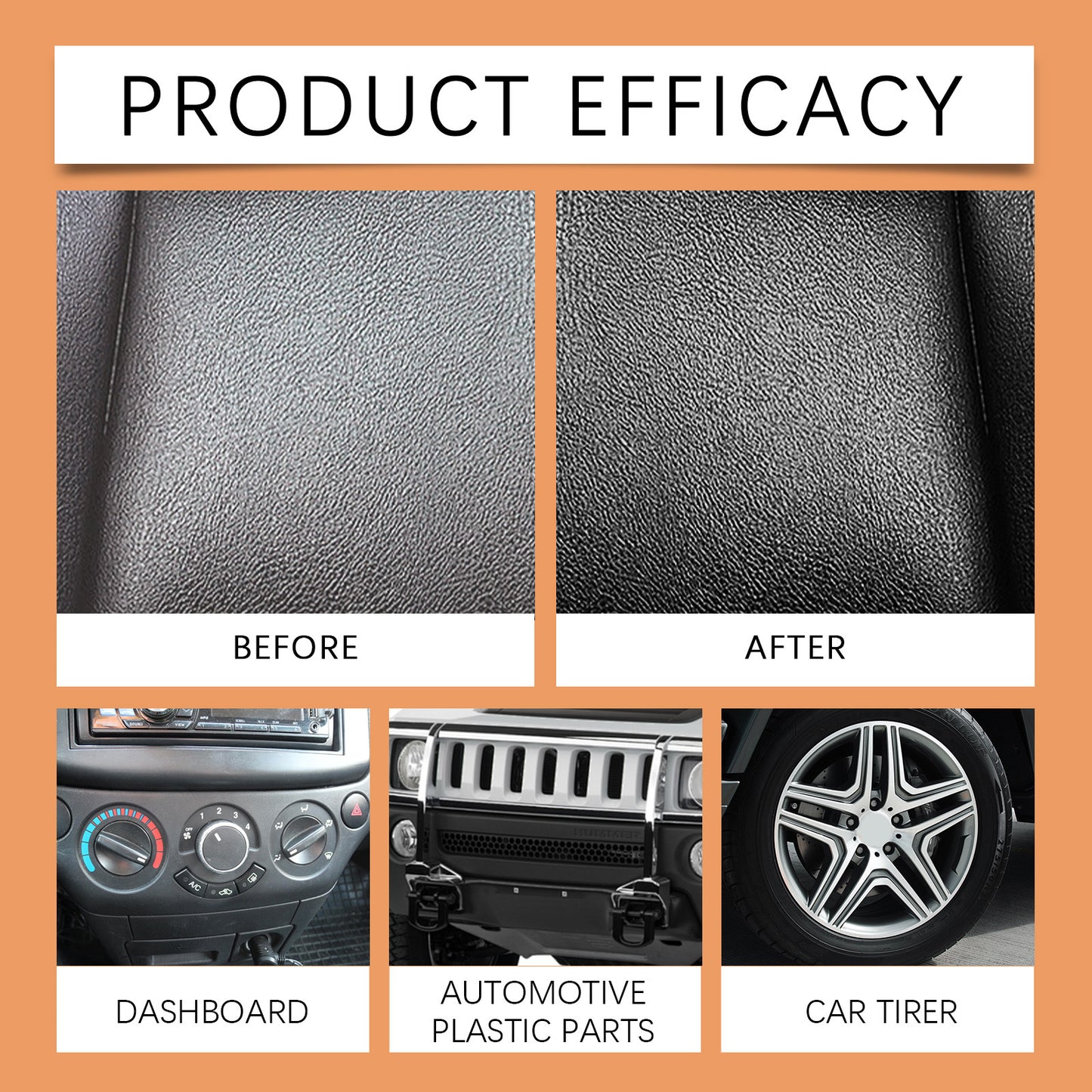 Automobile Beauty Restoration and Repair Blackening and Shining Care Plastic Refurbishing Agent 100ml