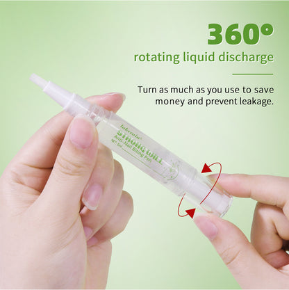 2Pcs Anti-Nail Biting Pen for Kids & Adults, Bitter Taste Nail Polish, 2-in-1 Nail Hardener & Daily Nail Care