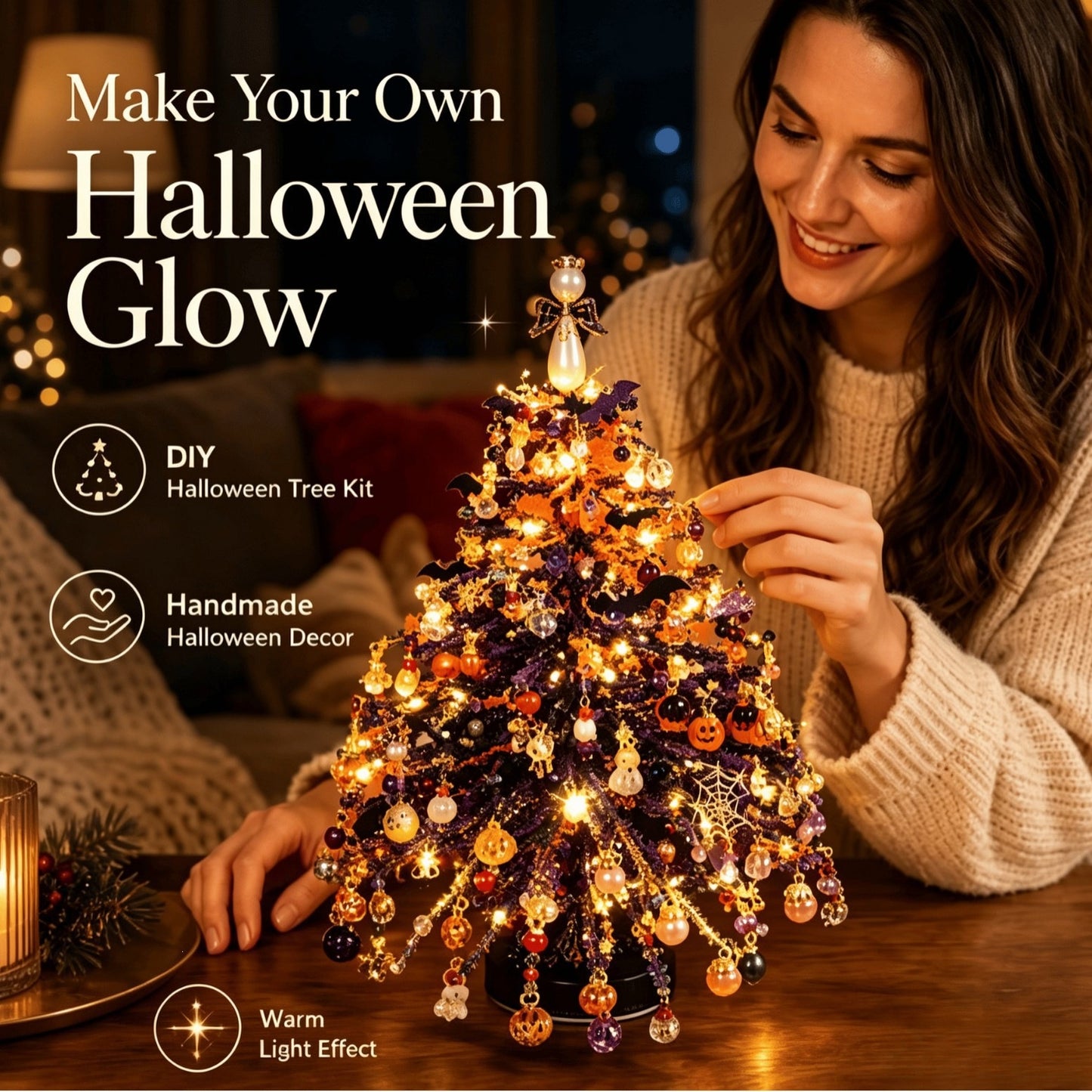 DIY Beaded Christmas Tree Kit – Create Your Own Sparkling Holiday Decoration