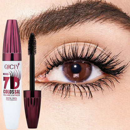 2Pcs 7d Colossal Mascara, Black Long-Lasting & Buildable Volume, Natural Length
