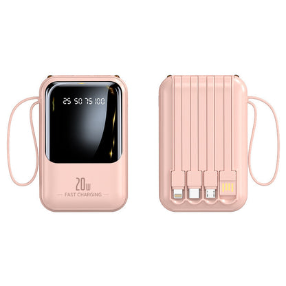20000mAh 20W Fast Charging Portable Power Bank for Apple and Android Devices with Smart Digital Display