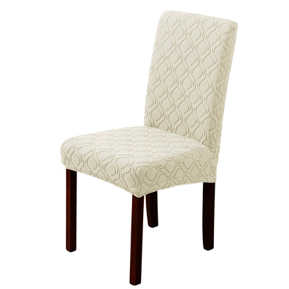 Stretch Jacquard Dining Chair Covers Waterproof & Washable,Non-Slip,Anti-Scratch Protector