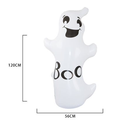 4.43ft Halloween Inflatable Pumpkin Waterproof Outdoor Decor for Parties, Gardens, Patios