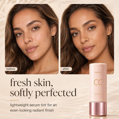 CC Tinted Serum — Color-Correcting Tinted Serum, Lightweight Coverage, No-Makeup Makeup Waterproof