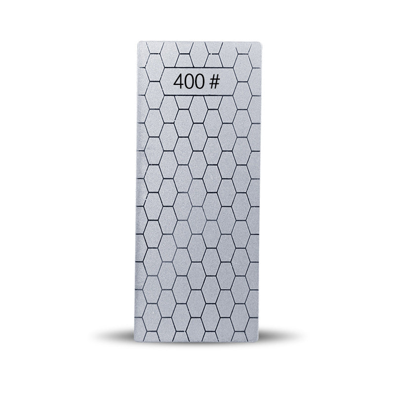 Professional DoubleSided Diamond Sharpener Precision Whetstone Non Slip Base 400Grit for Kitchenand Survival Tools