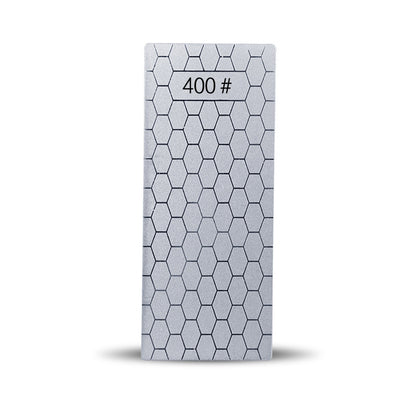Professional DoubleSided Diamond Sharpener Precision Whetstone Non Slip Base 400Grit for Kitchenand Survival Tools